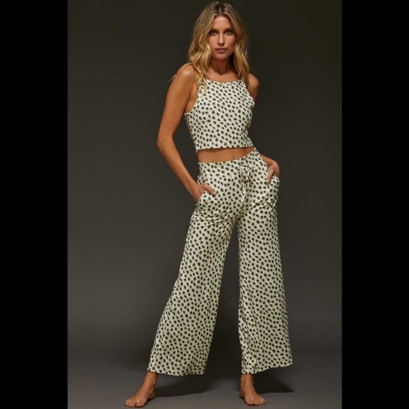Beach Riot Pants - BEACHRIOT Ribbed Lounge Haily Pants Shadow Spot Medium